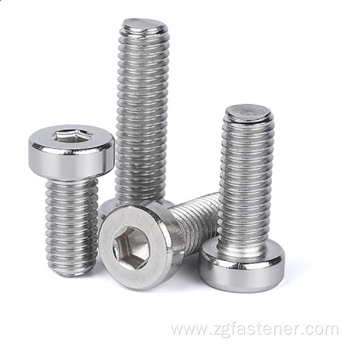 Stainless steel hexagon socket head screws-thin type bolt